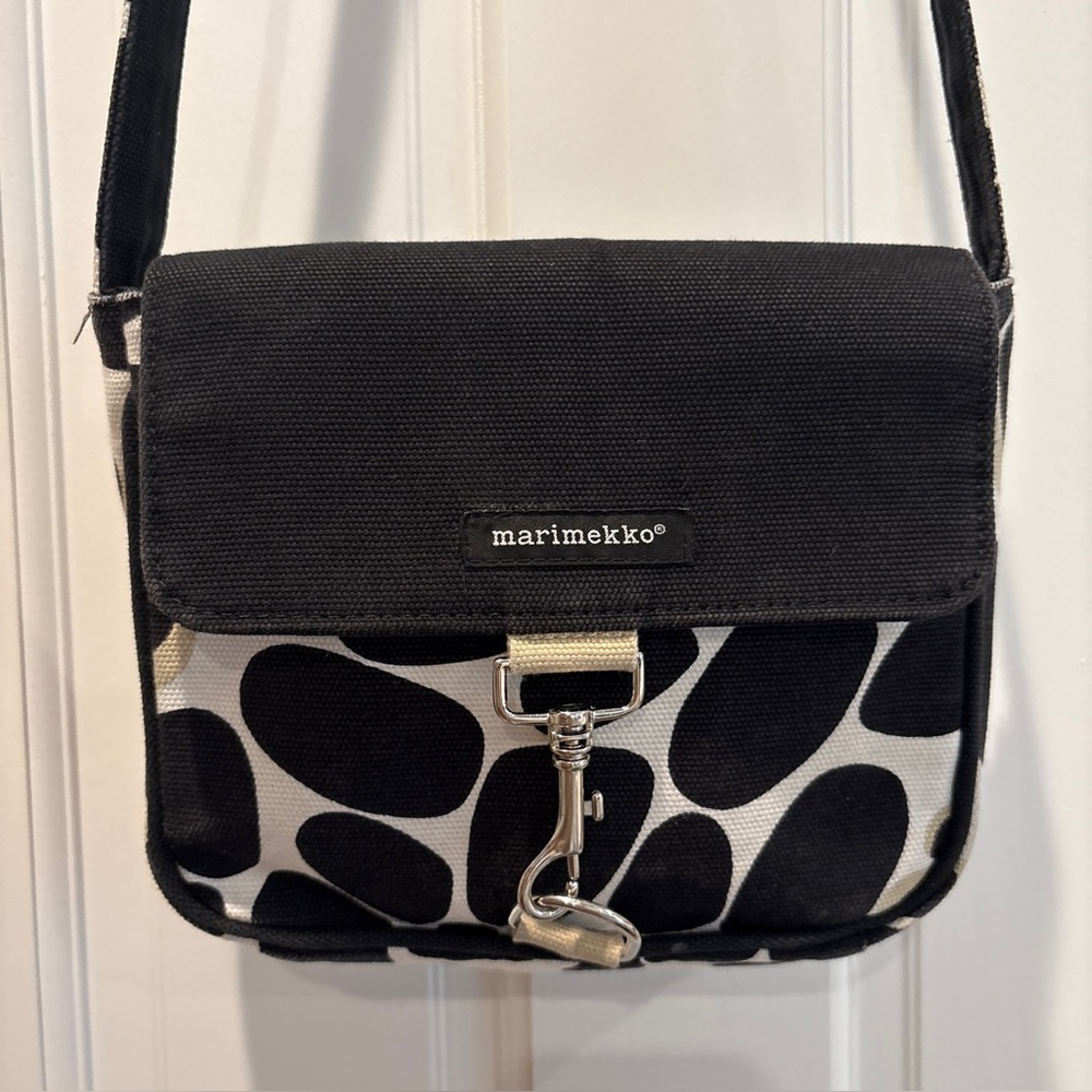 Marimekko Black and White Crossbody Bag